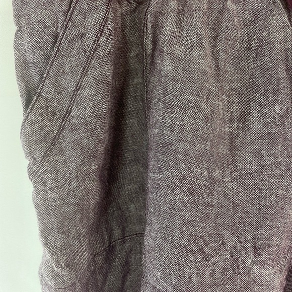 Lane Bryant linen blend purple shorts. So cute and perfect for summer! - Picture 2 of 4
